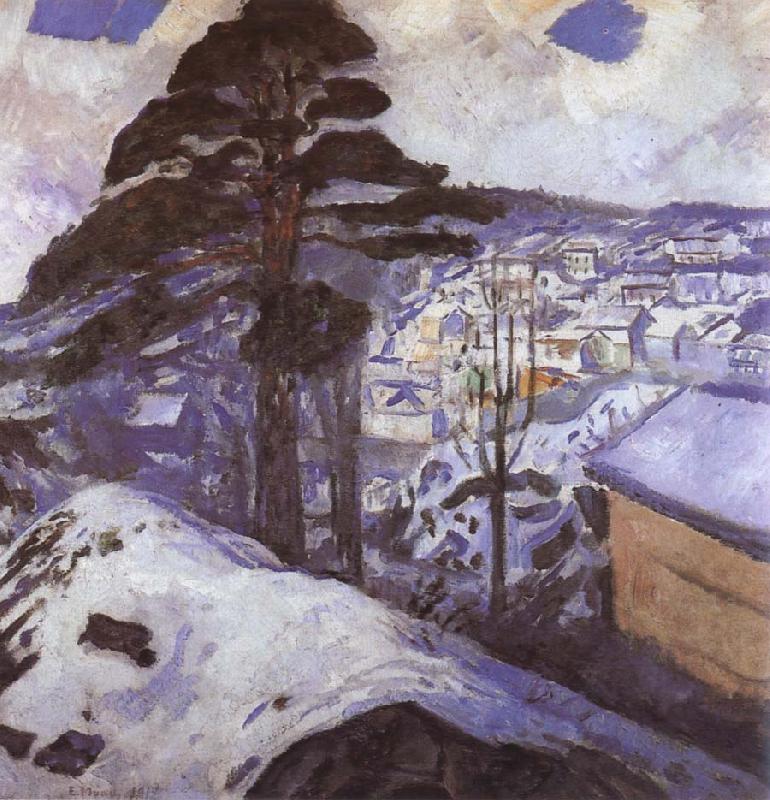 Edvard Munch Winter oil painting image